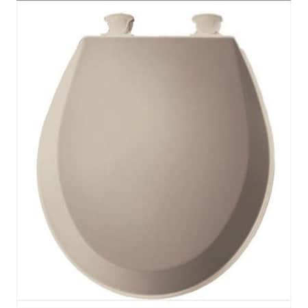 Church Seat Church Seat 500EC 068 14.375 in.W Lift-Off Round Closed Front Toilet Seat in Fawn Beige 500EC 068